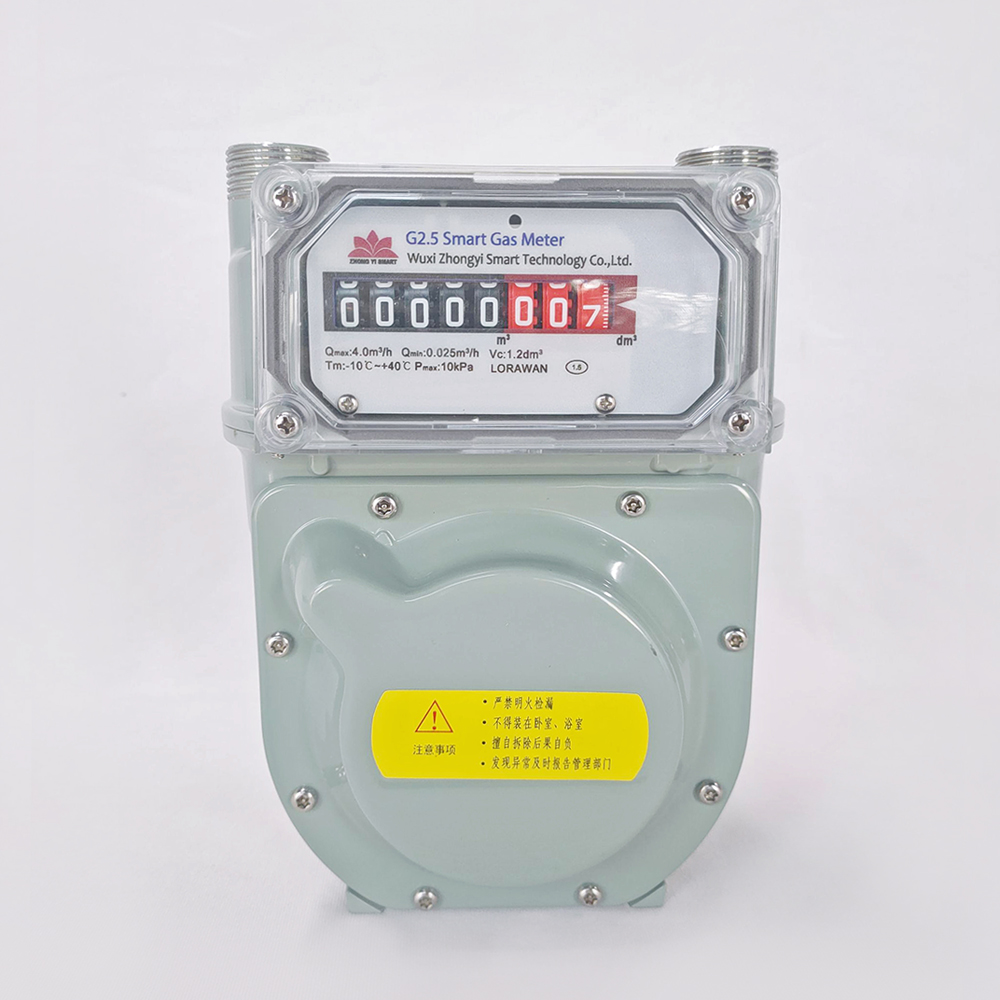 diaphragm gas meter with aluminum shell