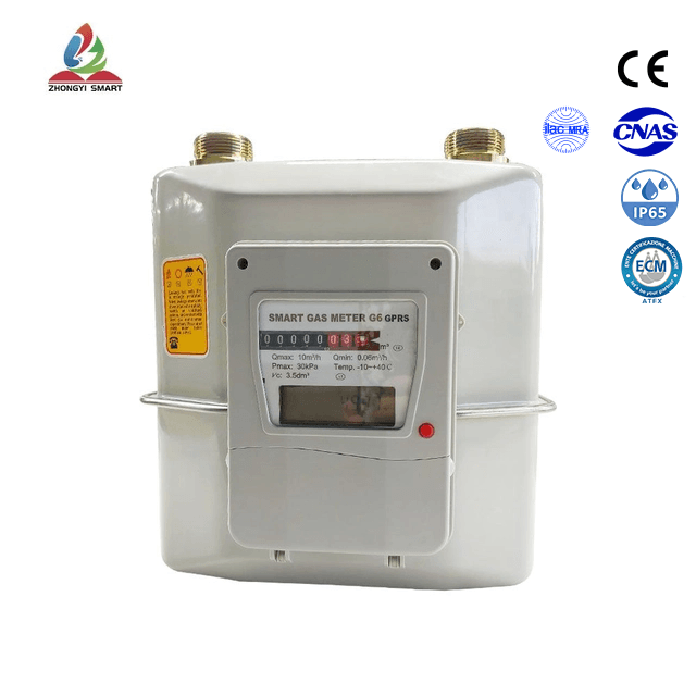 Industrial steel shell membrane gas meter