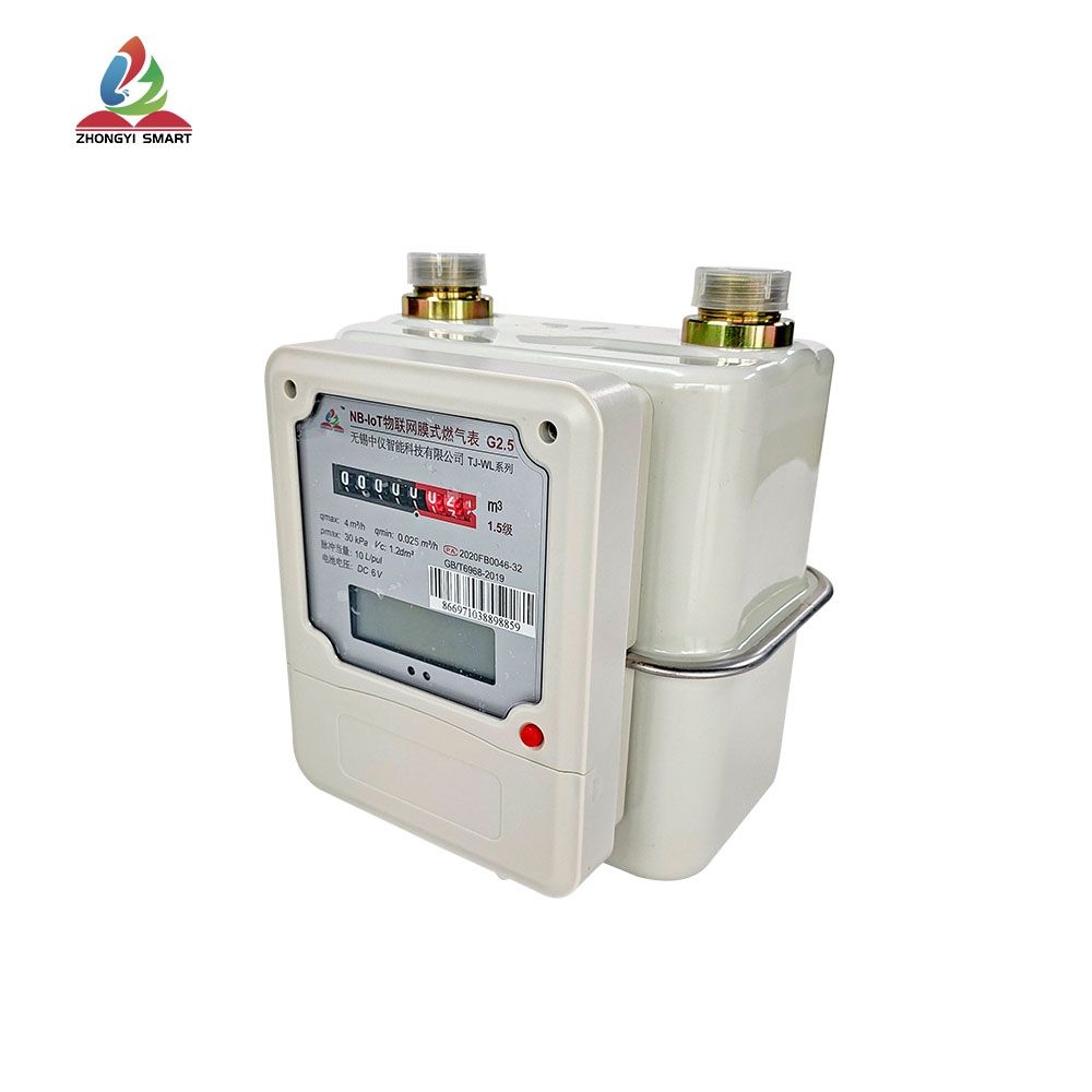 Smart steel shell membrane gas meter