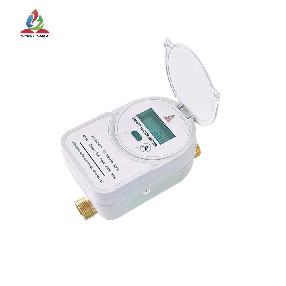 Smart ultrasonic valve controlled water meter