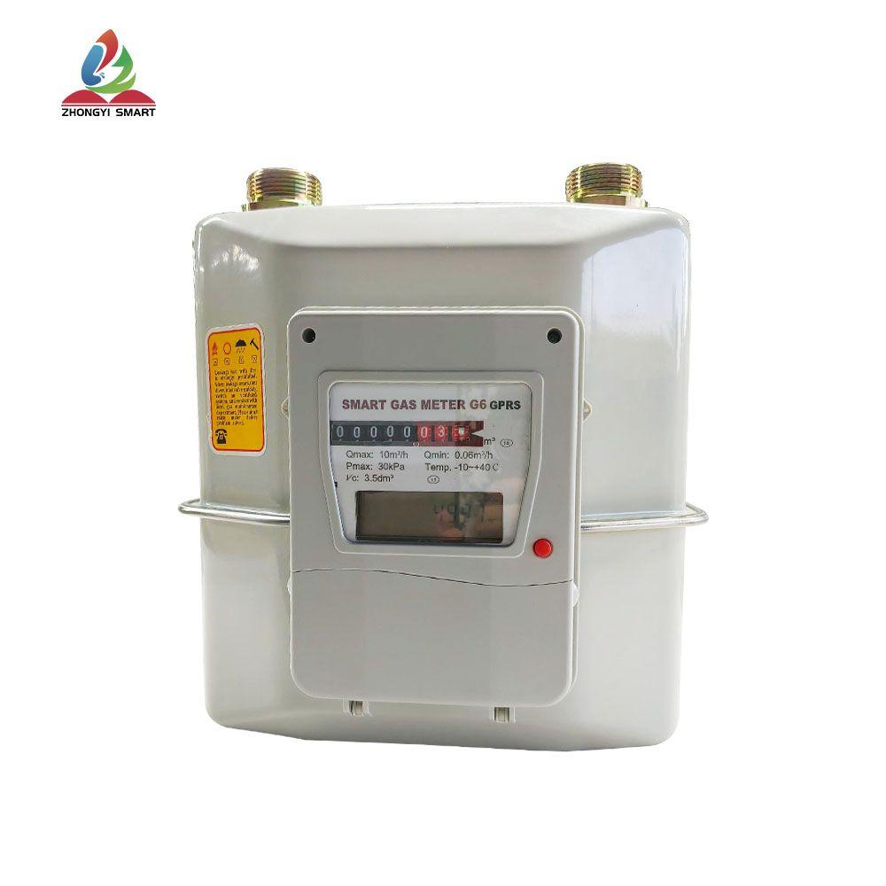 Industrial steel shell membrane gas meter