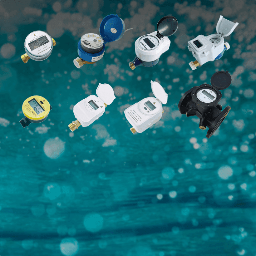 Water meter Single flow, Multi flow, Ultrasonic,Large diameter, Heat meter
