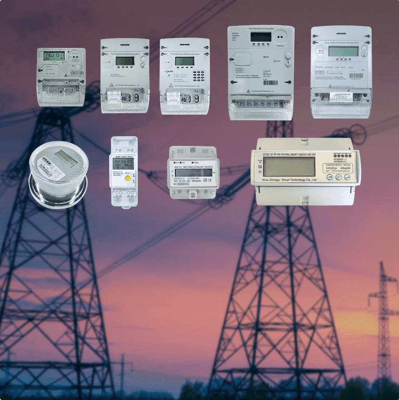 Energy meter Single phase meter ,Three phase meter Din-rail energy meter , STS energy meter