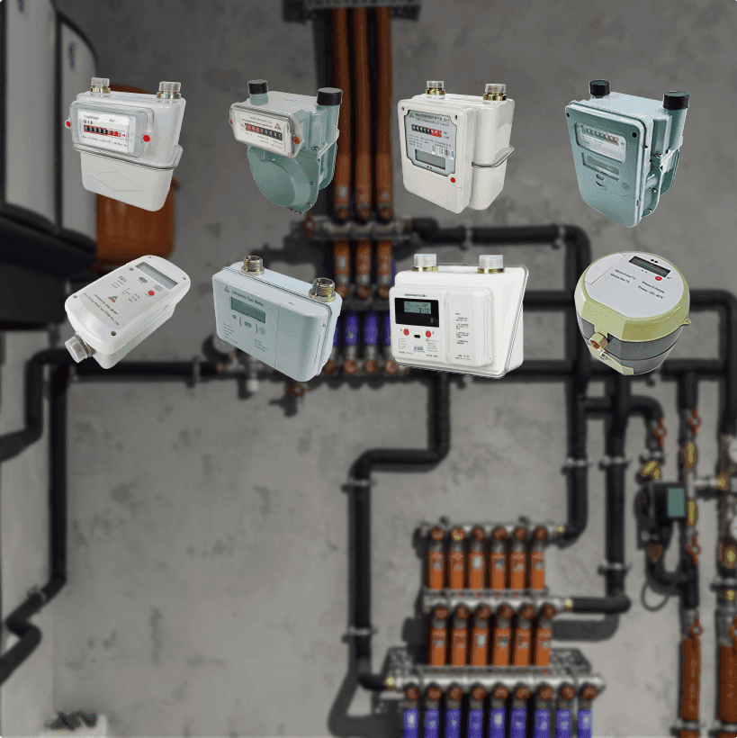 Gas meter Smart LPG gas meter, Diaphragm gas meter， Ultrasonic gas meter