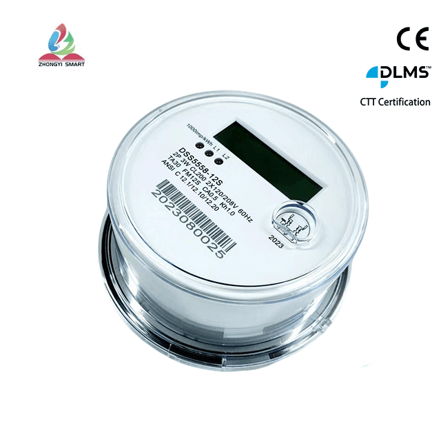 ANSI Two-phase three-wire socket meter(12s)