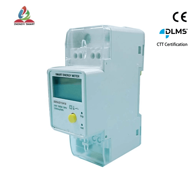 Single Phase Rail Type Intelligent Electric Energy Meter