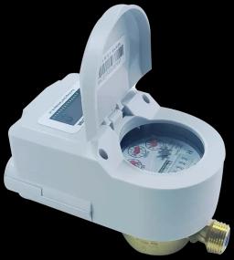 What is the working principle of a Single Jet Water Meter, and how does it measure water flow?